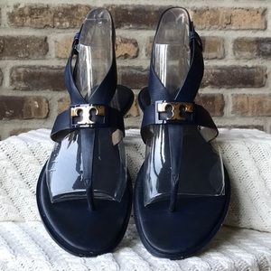 Tory Burch Navy Sandals
